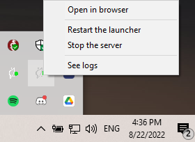 launcher-systray