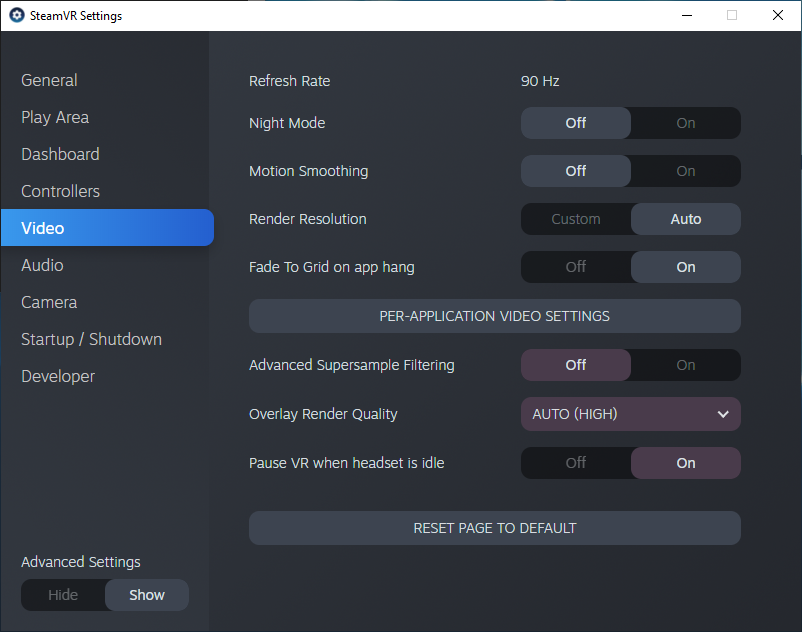 SteamVRSettings